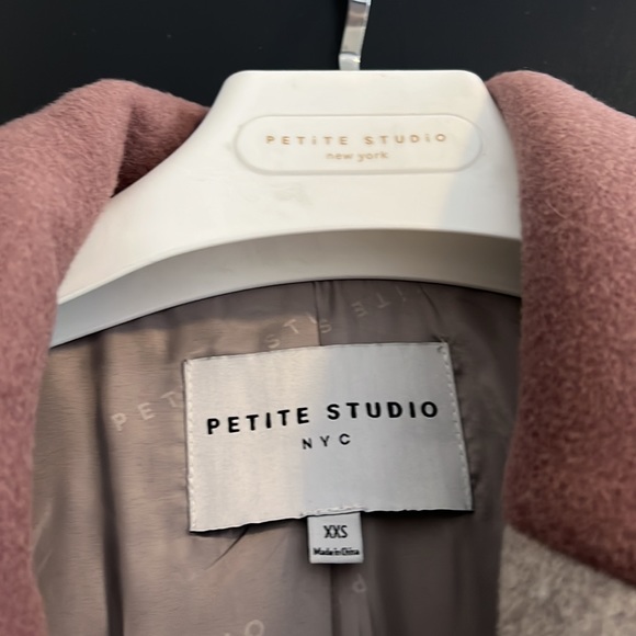 Petite Studio NYC- Hailey Wool Coat (Oatmeal) - Picture 4 of 5